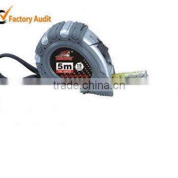 silver rubber covered tape measure