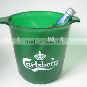 CCBB-202 2014 hot popular 5 L clear plastic AS beer ice bucket