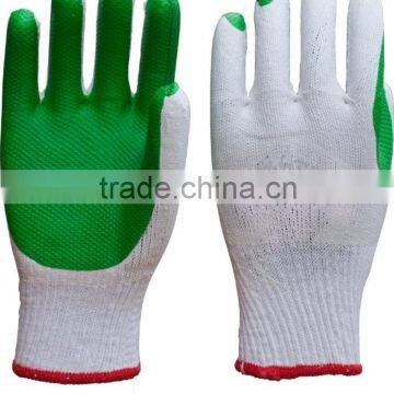 Green Rubber Coated gloves Green Rubber Coated gloves,working film Gloves made in china