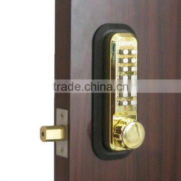 OSPON MECHANICAL PUSHBUTTON LOCK, MARINE GRADE STAIN CHROME OS3388B