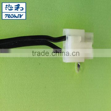 2 pin Connector With black wire 150mm wire Harness