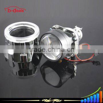 2.5 Inch H1/H7/H4/9005/9006 bi Xenon Projector Lens With 80mm Angel Eyes photo-5