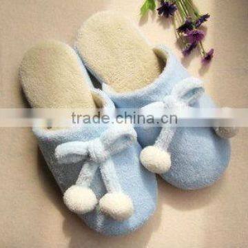 pu ladies slipper/plush slippers/plush warm slippers for winter