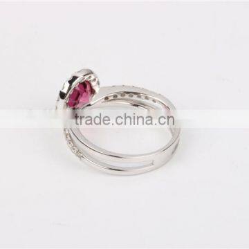 18K Rose Gold Plating Ring Gold Gemstone Ring 6 Gram photo-5