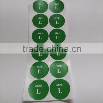 Factory Price Paper Material Clothing Size Label Printing photo-4