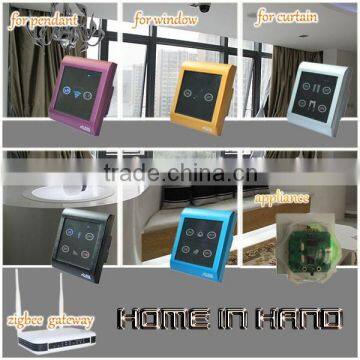 TAIYITO ZIGBEE wireless remote control touch light switch smart home automation,automatic curtain,IR machine control