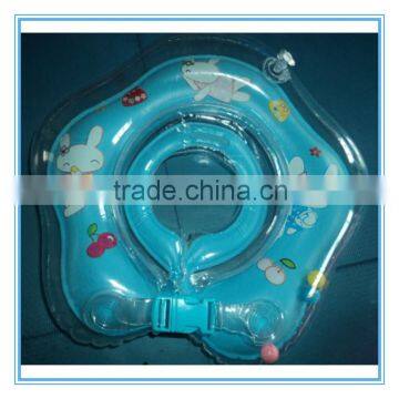 Inflatable pvc kids neck swimming ring