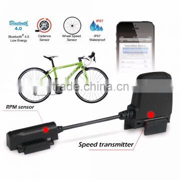 Waterproof Bluetooth Bicycle Computer, Bicycle Cadence Sensor, Bicycle Speedometer