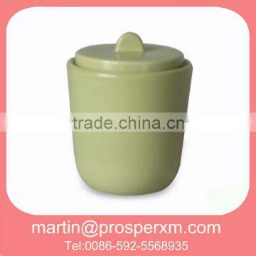 Matt ceramic tea canister