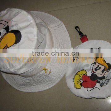 100% polyester folded hats