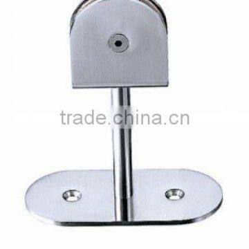 0 angle fixed stainless steel single glass clamp