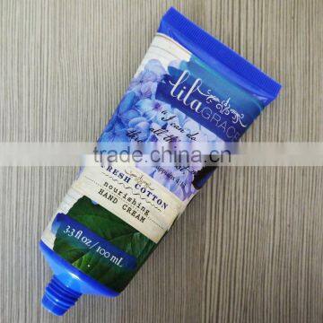 Customized 100ml plastic cosmetic tube container