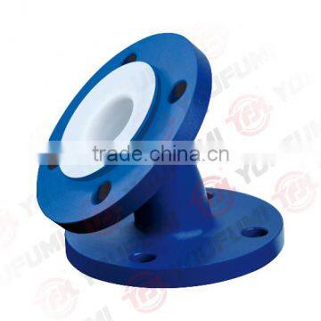 PTFE Lined 45 Elbow Flange Low Pressure