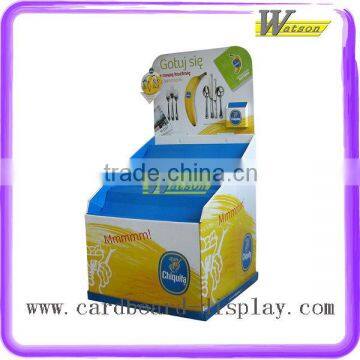 kitchen knives and forks advertising promotion cardboard display dump bins