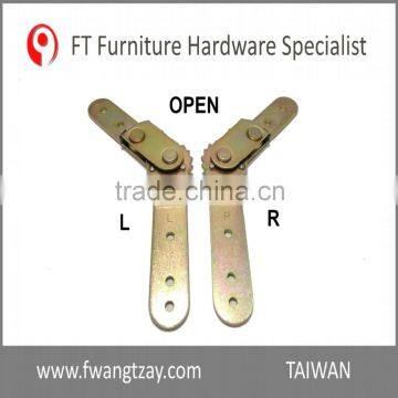 Made In Taiwan High Quality Adjustable Sectional Angle Metal Furniture Sofa Bed Hinge