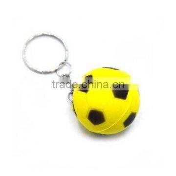 2014 rubber football keychain