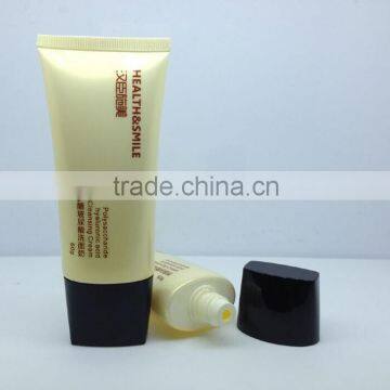 Empty soft cosmetic packaging for sun protect cream