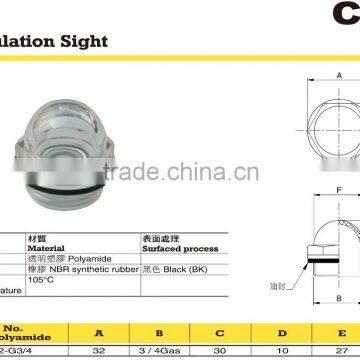 For Air Compressor or Other Machines Parts Use Polyamide Oil Level Gauge photo-2