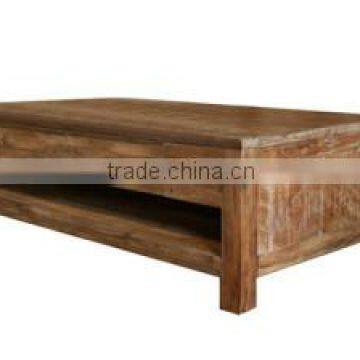 Coffee Table With 2 Drawers & Shelve
