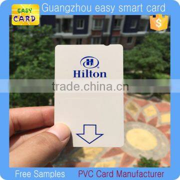 13.56mhz pvc rfid hotel key cards with chip