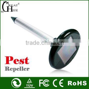 Multifunctional solar animal repeller best selling ultrasonic rodent repeller in pest control GH-316