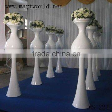 Beautiful Glass Fiber Wedding Vases Columns for Sale, Flower Vase Decorative Wedding Pillars for Sale.(MS-223) Quality Choice photo-4