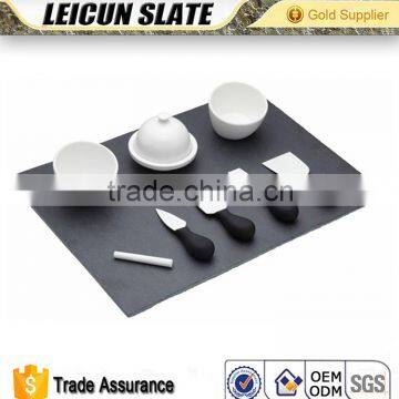 Natural Slate Plate Food Slate Plate Slate Food Board Food Plate With Slate photo-2