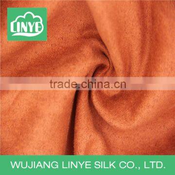 high color fastness autumn coat fabric suede upholstery fabric