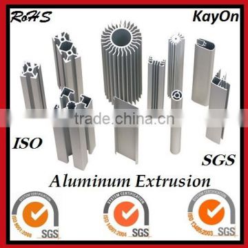 Customized aluminium extrusion / sunflower heatsink aluminium extrusion