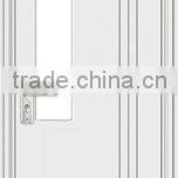Plain Interior MDF PVC wooden glass door