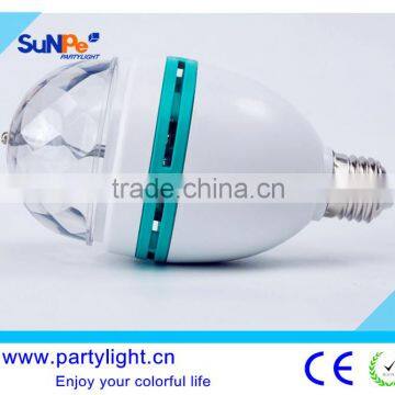 Low Price Factory Party Disco DJ Bar Decoration RGB Crystal Magic Ball Stage Lights Led Rotating Bulb Lamp Quality Choice photo-6