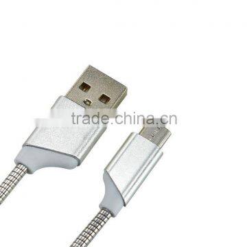 2016 Hot Selling High Quality Aluminum Braided Wire Cable for Iphone 6 6 Plus 6s 6s Plus s7 s7 Edge photo-3
