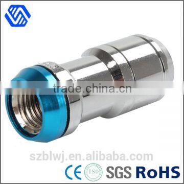 long stainless steel safe bolt nut with titanium washer together