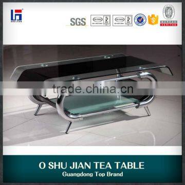 2015 popular black glass table SJ107