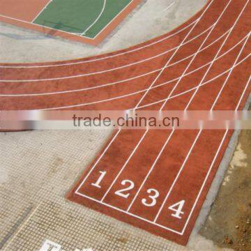 Effictive Eco friendly rubber running track