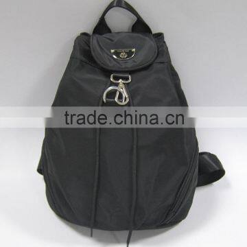 Wholesale black polyester drawstring backpack