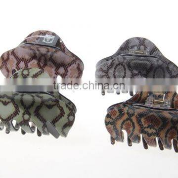 ladies fancy leopard vintage hair claw clips hair clips