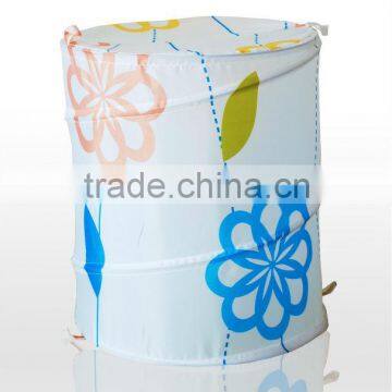 Foldable pop up bathroom storage hamper/bathroom folding hampers