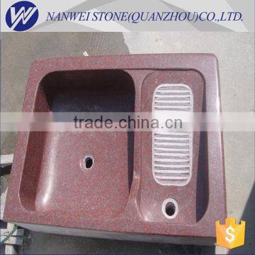 Indian Red Great Polished Clothes Deep Basins Sales in China Factory Trade Assurance Supplier Stone Owner photo-6