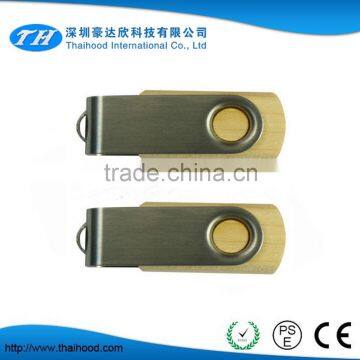Wooden Swivel Design Usb Drives,64gb 128gb Wood Case Pendrives Usb 2.0 photo-3