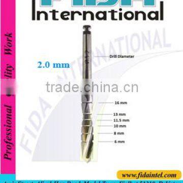 DENTAL DRILL BIT 2.0 mm EXTERNAL IRRIGATION DRILL BIT