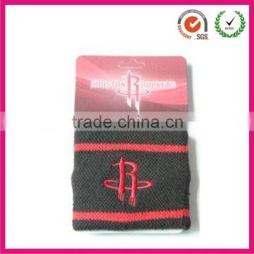 2013 Promotional Gift custom sports cotton toweling wrist sweatband