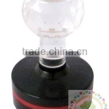 Handle Crystal rubber handle flash stamp