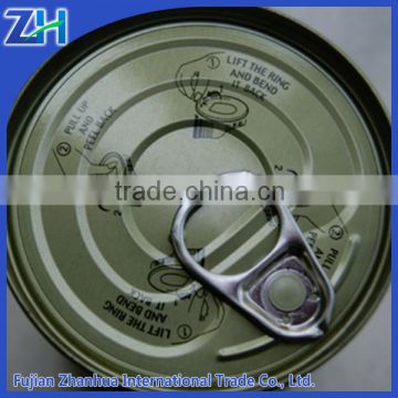 easy open end tuna fish can with lid