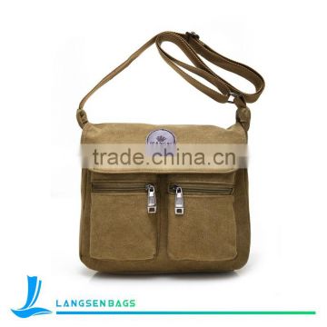 wholesale teenage single shoulder bag style canvas messenger bag