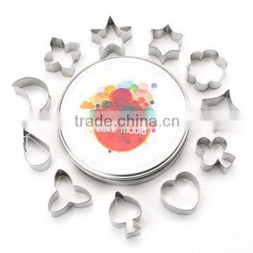 Top Quality Different Sizes Stainless Steel Commercial Cookie Cutter