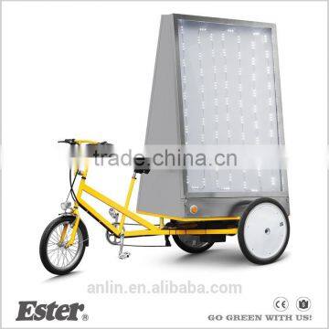 Electric two side LED Billboard ESTER Advertising Trike