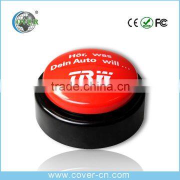 Plastic customer pre-recorded message talking box hold 5 different messages