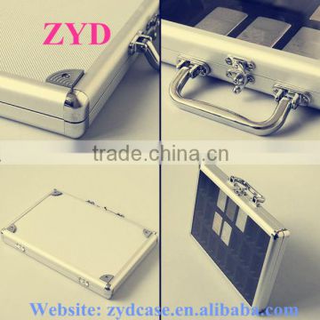 Specific Aluminum Wrist Watch Storage Box With Double Layer ZYD-HZMdc001