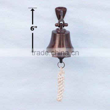 Solid Brass Antique Rust Free Nautical Bell Boat Ship Bells NBB 007 photo-2